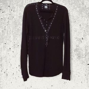 The Saints Sinphony Studded Long Sleeve Mens T-Shirt